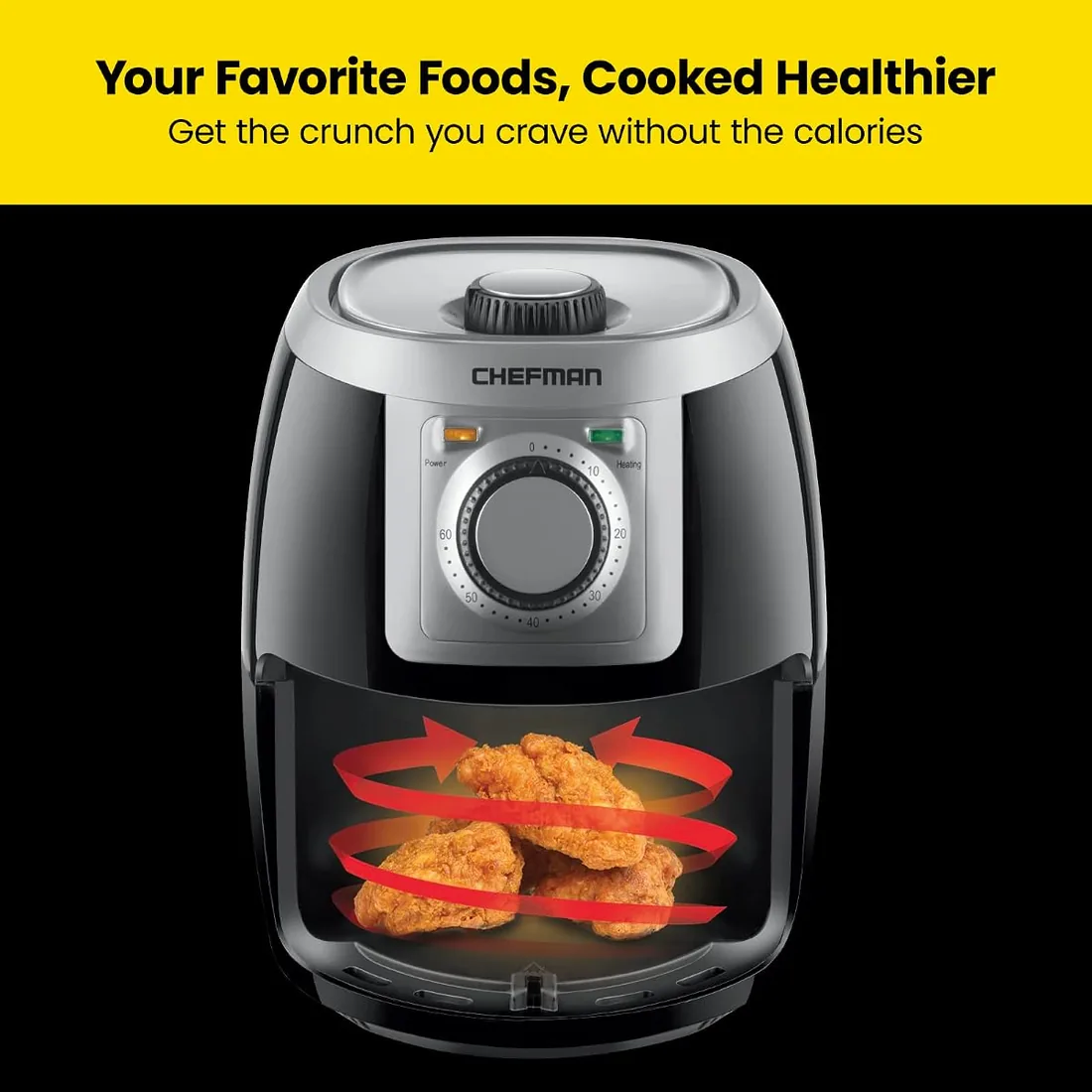Chefman Compact Air Fryer 2 qt — 6