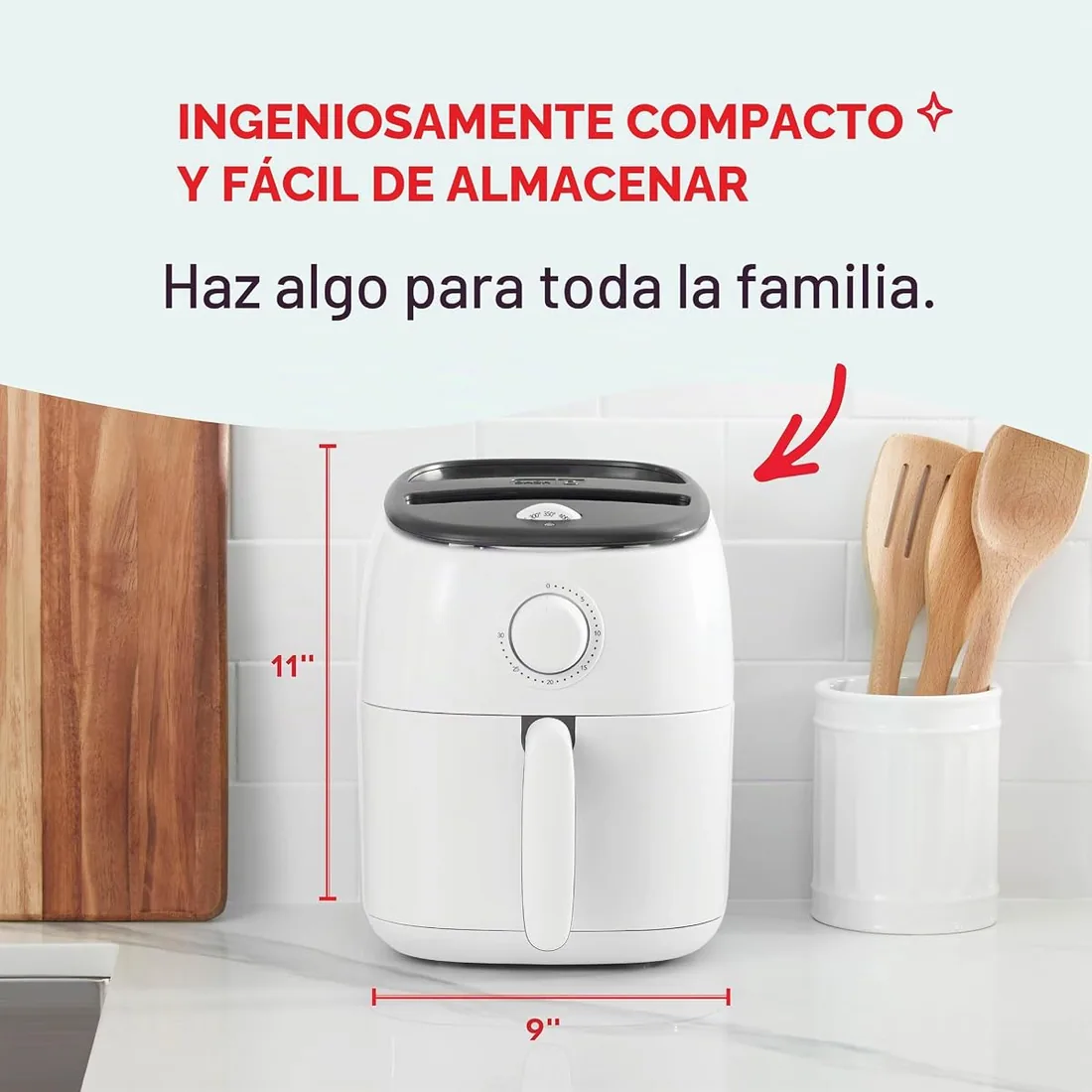 Dash Tasti-Crisp Air Fryer 2,6 qt — 3