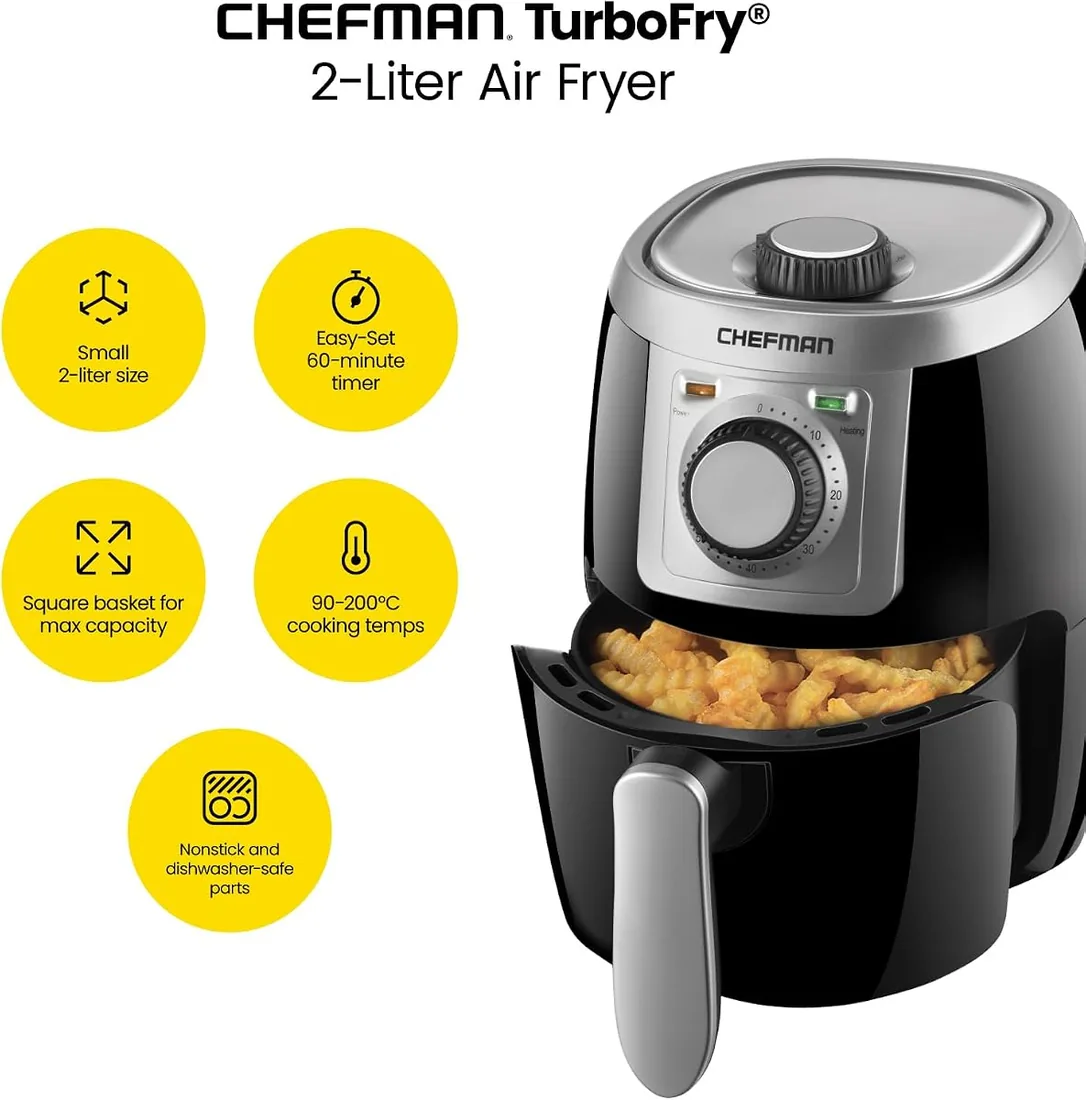 Chefman Compact Air Fryer 2 qt — 2