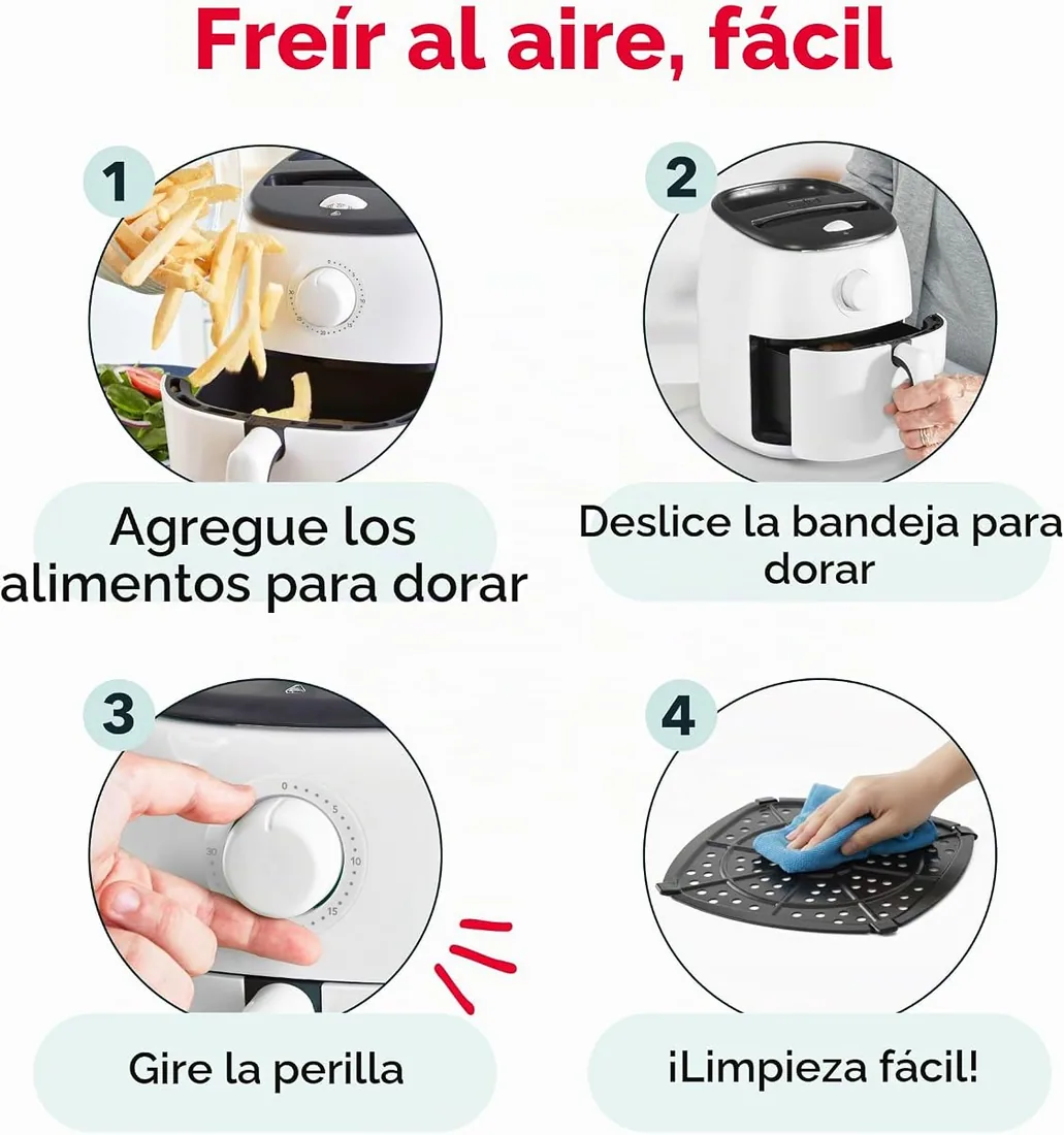 Dash Tasti-Crisp Air Fryer 2,6 qt — 5